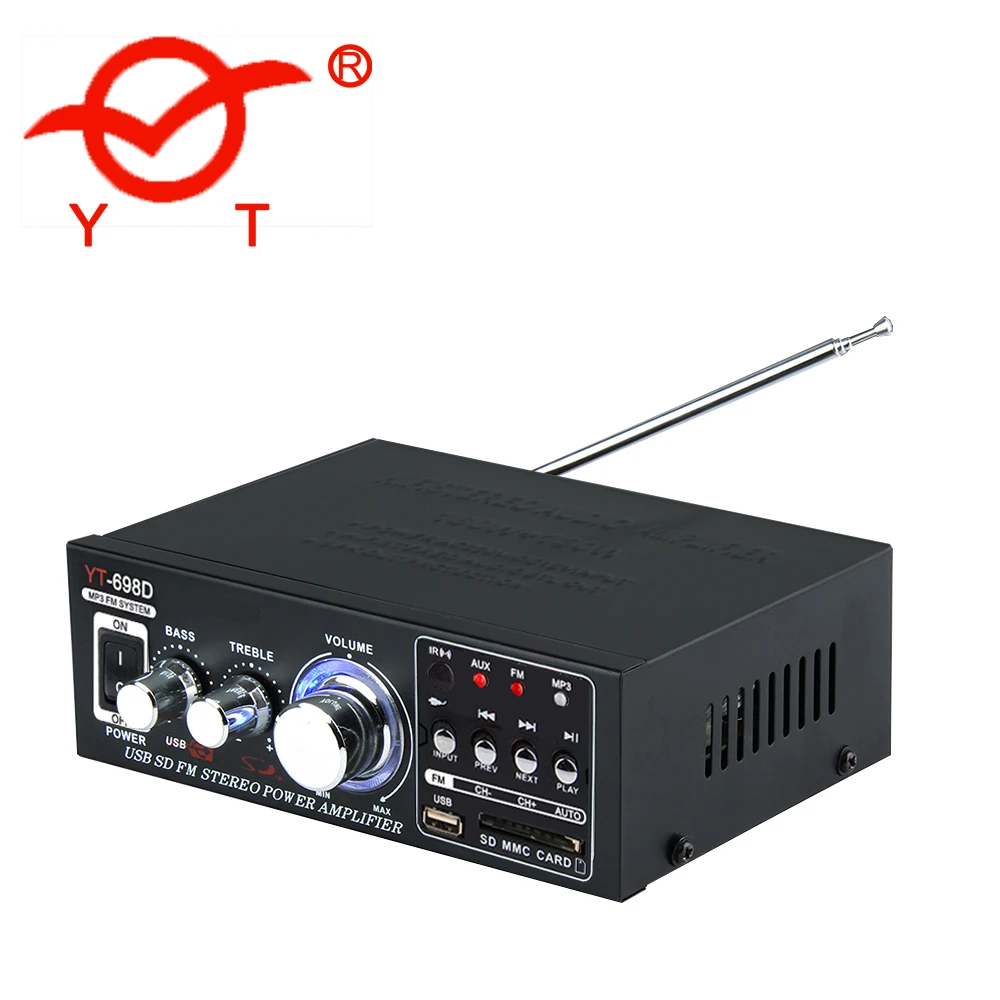 

YT-698D 2 channel FM BT amplificadores de audio BT