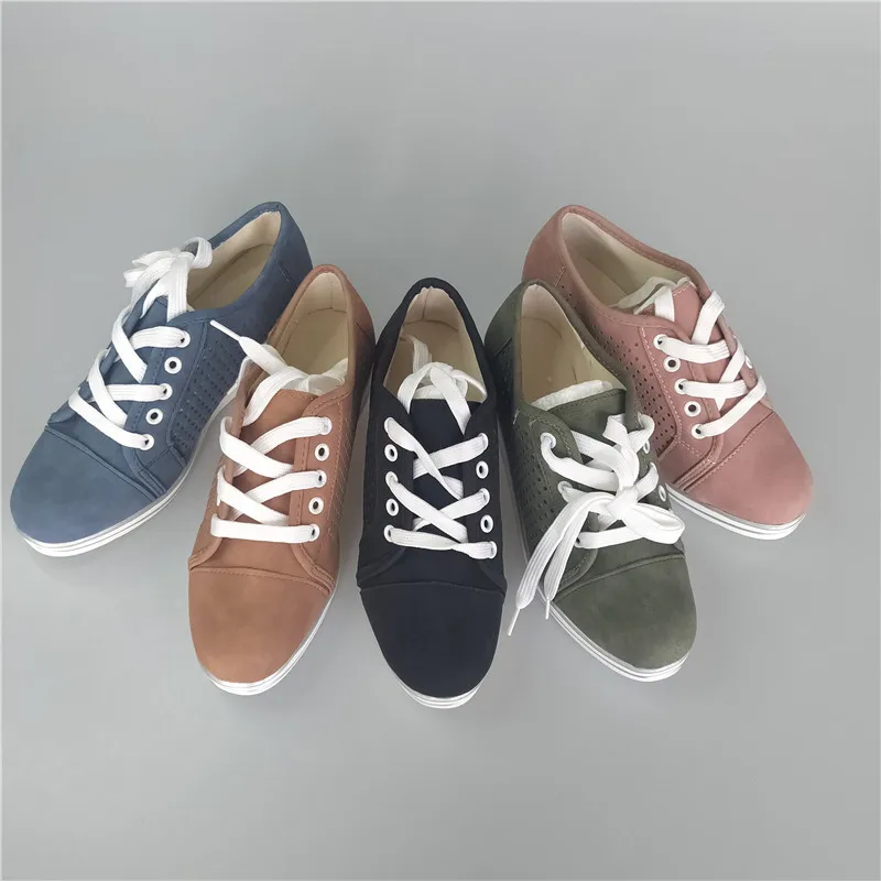 

PDEP Hot sale Fashion comfortable Women Shoes Lace Up Ladies Casual Trendy Comfortable casual shoes, Blue,pink,brown,black,green