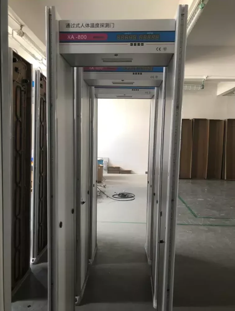 
Hot selling Walk Through temperature Detector Gate Human Body Temperature detector security scanner door 
