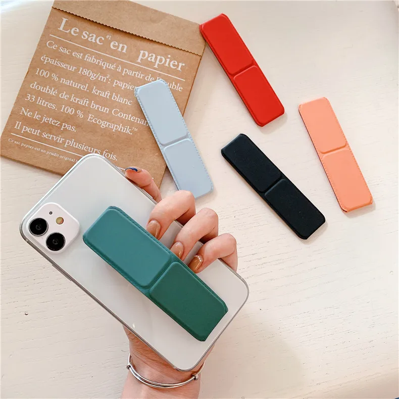 

cell phone ring holder finger firmly stretched wristband magnetic bracket Mobile phone shell cell phone finger holder, Multi color