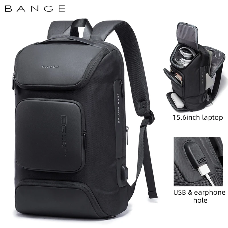 

factory wholesale business usb smart men fashion waterproof designers travel custom laptop school backpack bag for men, Black and grey or any color you want