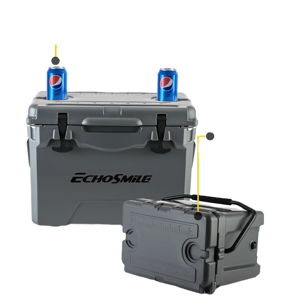 

EchoSmile 25 Quart Grey Camping beer Cooler