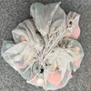 transparent customized packing mesh produce bags with drawstring