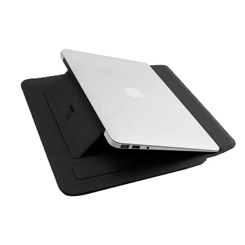 

Wholesale 14 inch ergonomic PVC business laptop laptop case with stand, Customized