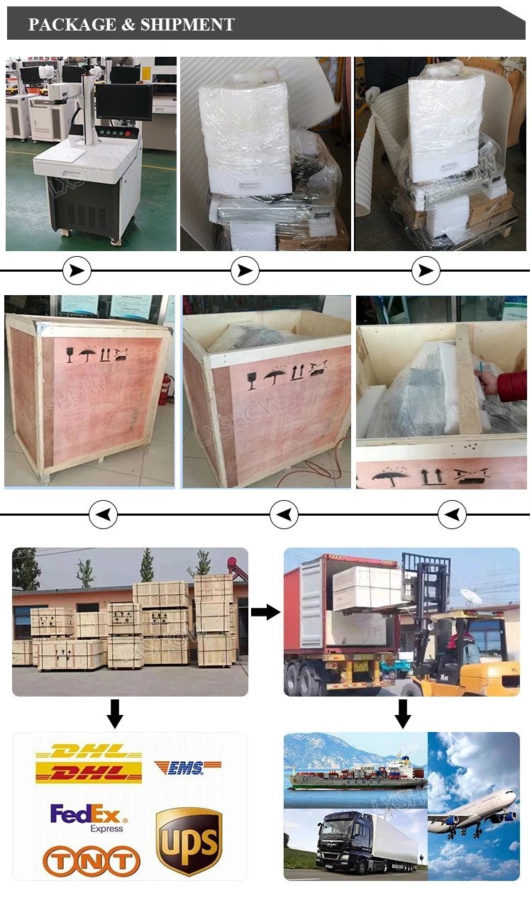 20W 30W 50W 100W Fiber Laser Marking For Sale Metal Machine