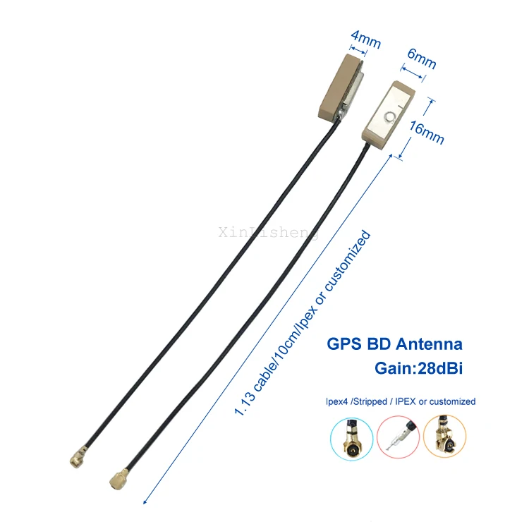1575.42mhz Gps Glonass Internal Antenna Ceramic Dielectric Active Patch