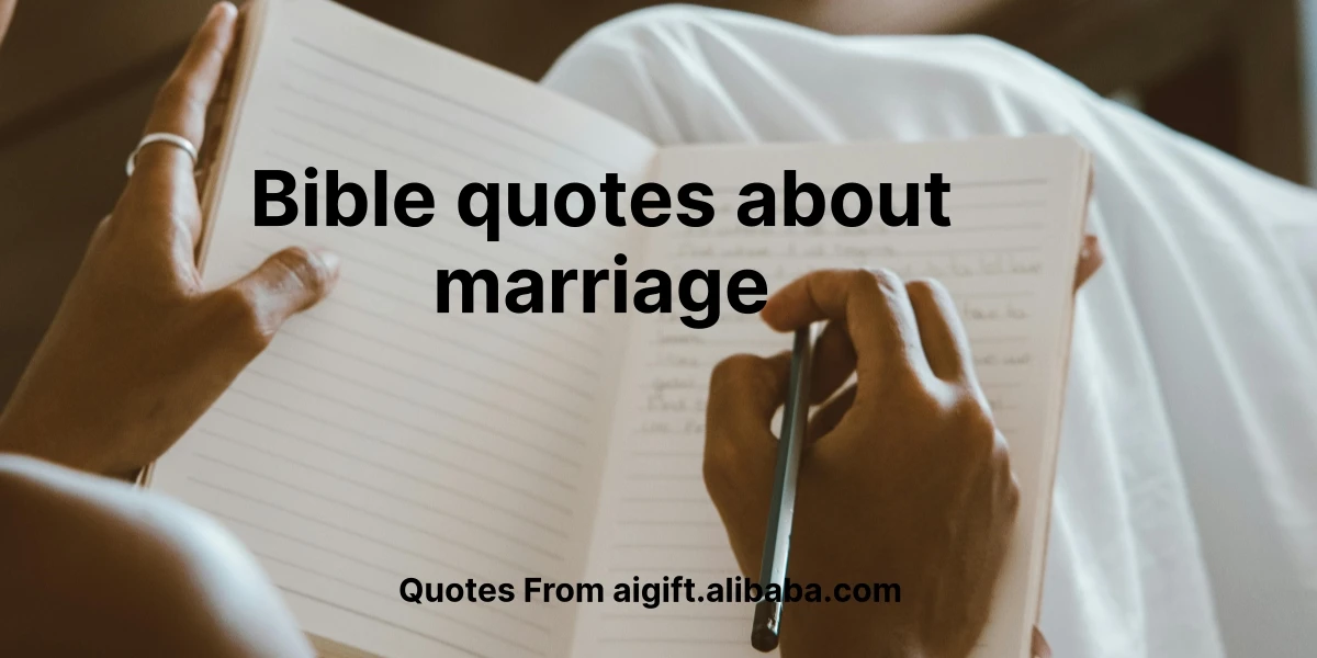 bible quotes about marriage