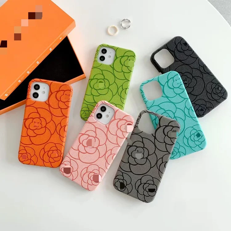 

For iphone 12 case Luxury PU Leather Protective back cover IMD Flower Phone Case For Iphone 11 12 Pro Max X Xs Xr XsMax