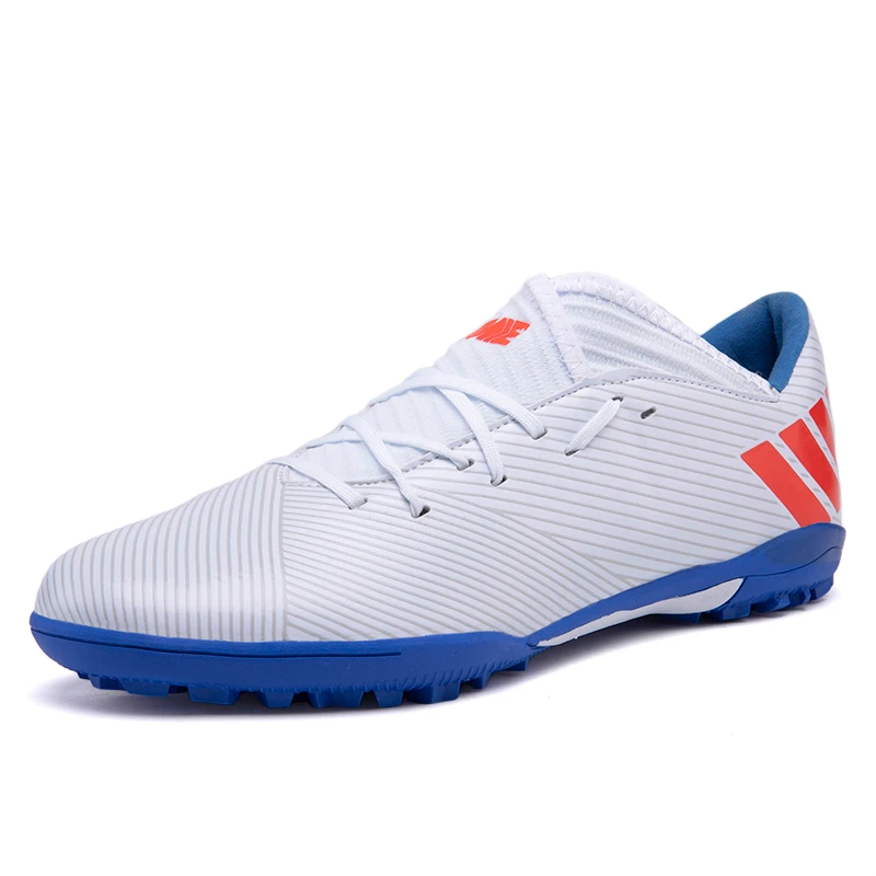 

football shoes original brand blank ODM soccer boots TPR sole hard wearing grass soccer shoes artificial turf soccer shoes