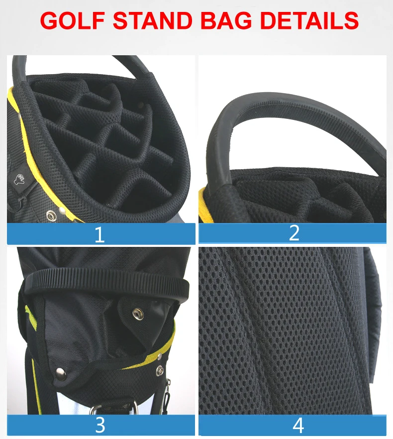 Blue Custom Golf Stand Bag Best Selling Golf Bags For Men With Stand