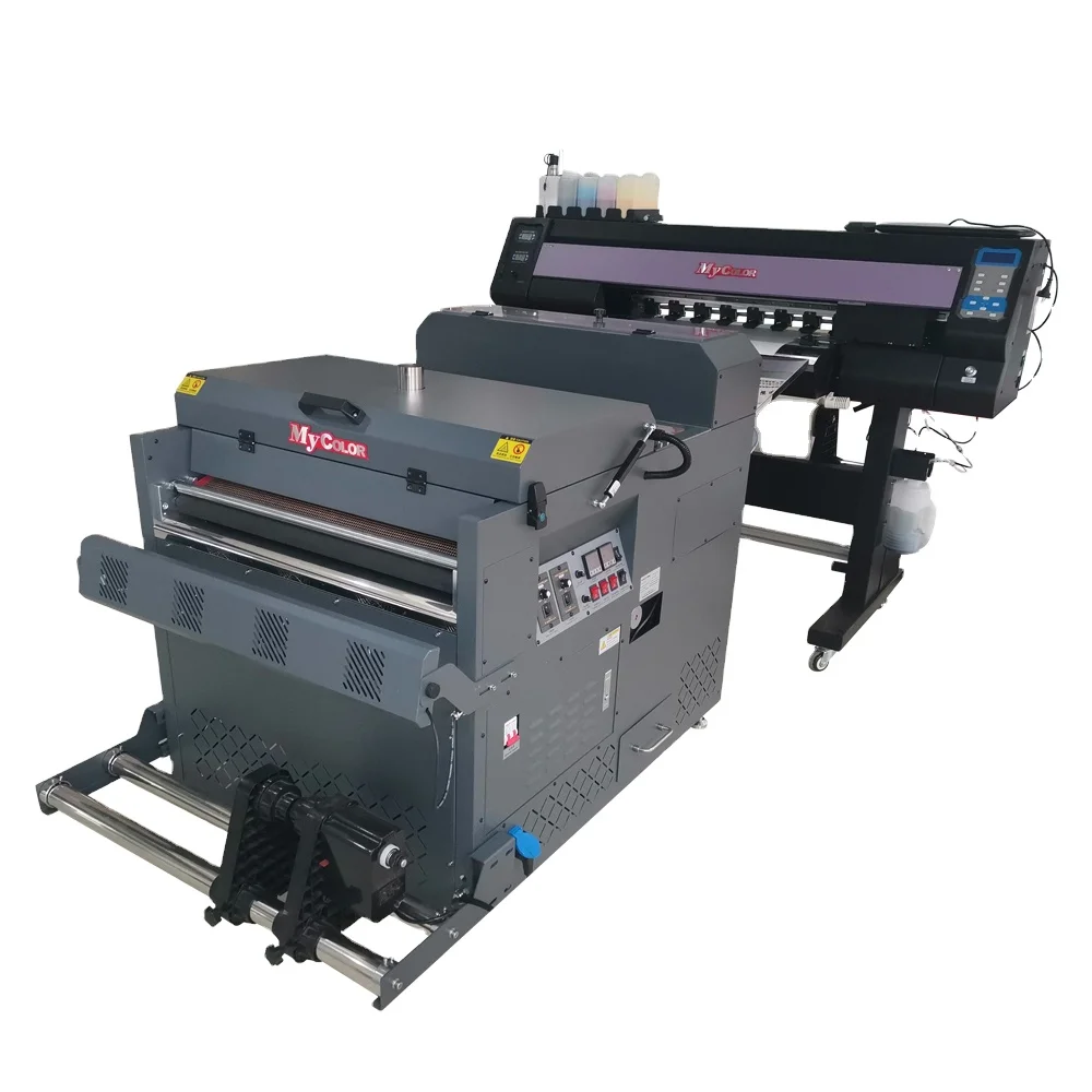 

60cm dtf printer dtf printer set t-shirt printing machine with 2 i3200 4720 Xp600 print head CMYK colour
