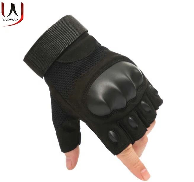 

Wholesale New Arrival Half Finger Palm Guard Tactical Gloves Breathable Anti Slip Outdoor Mountain Climbing Bike Cycling Gloves, Black/army green/sandy