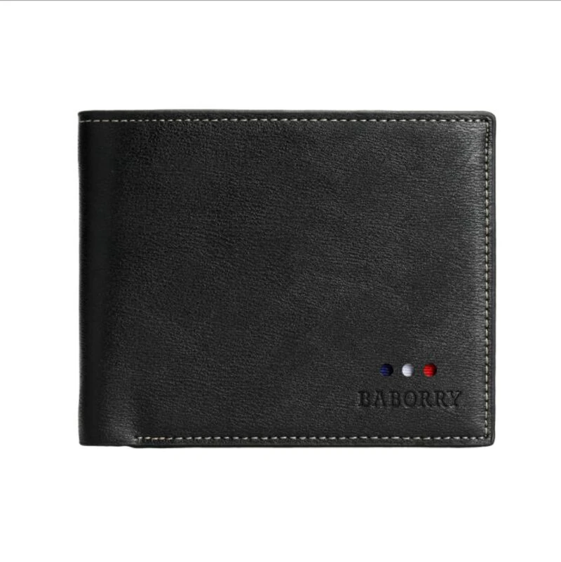 

Men Wallets Solid Color Vintage Open Lychee Pattern Multi Card Position Wallet peacock clutch purse, Customized color