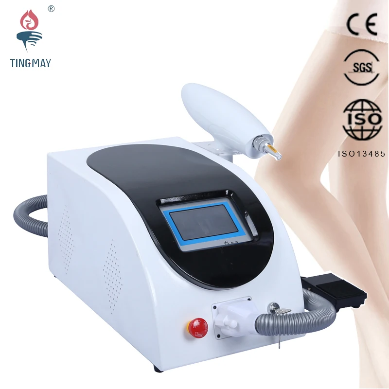 

Portable Laser nd Yag Equipos Q-switched 1064nm 532nm 1320nm Tattoo Removal Carbon Peeling Beauty Machine