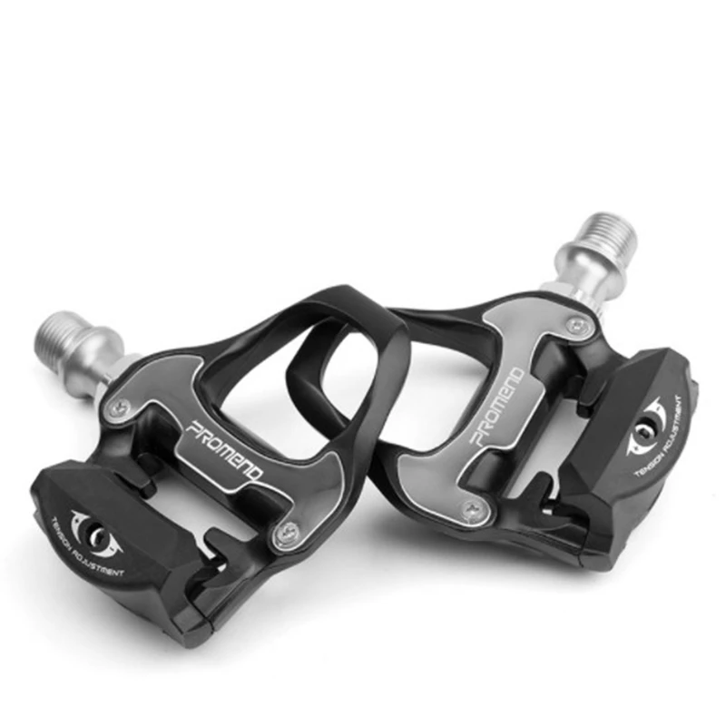 

Aluminum Alloy MTB Road Bike Self Locking Pedals Equipped with SPD SL Pedal Bike, Black