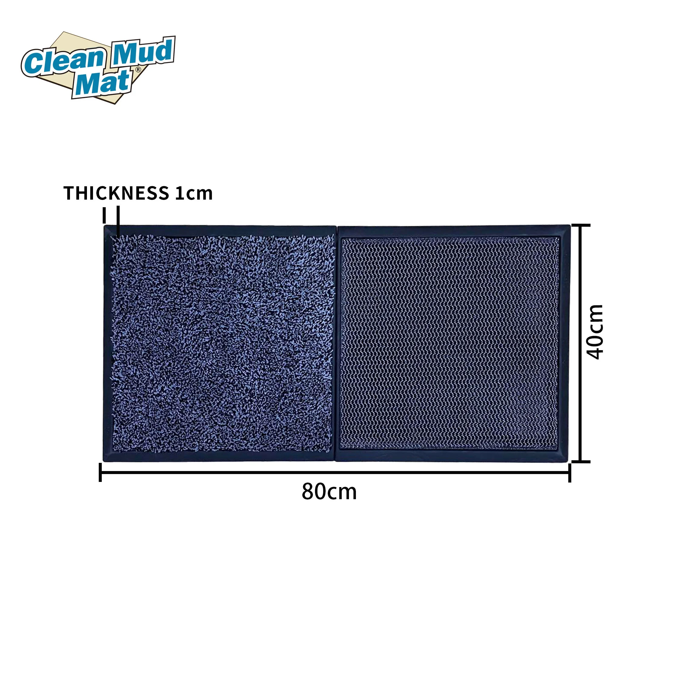 High End Eco Friendly Odorless Shoes Sole Cleaning Mat Sole Disinfection Clean Mud Door Mat