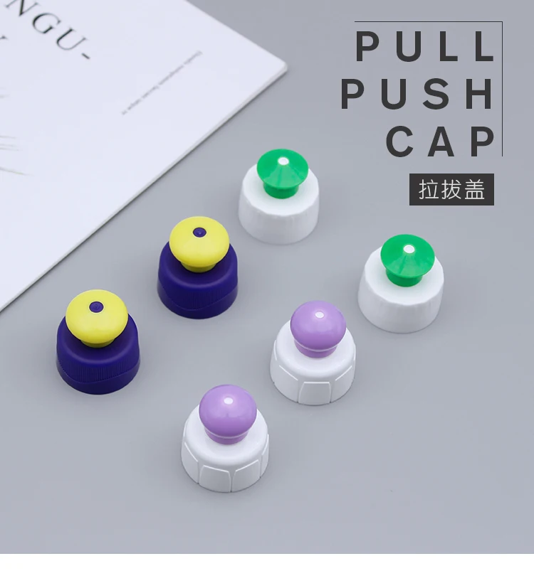 Closures Dish Wash Cap Push Pull Caps for Bottle 28/410 Color Plastic Flip Top Cap Round 24/410 28/410 Customized Non Spill JAZZ