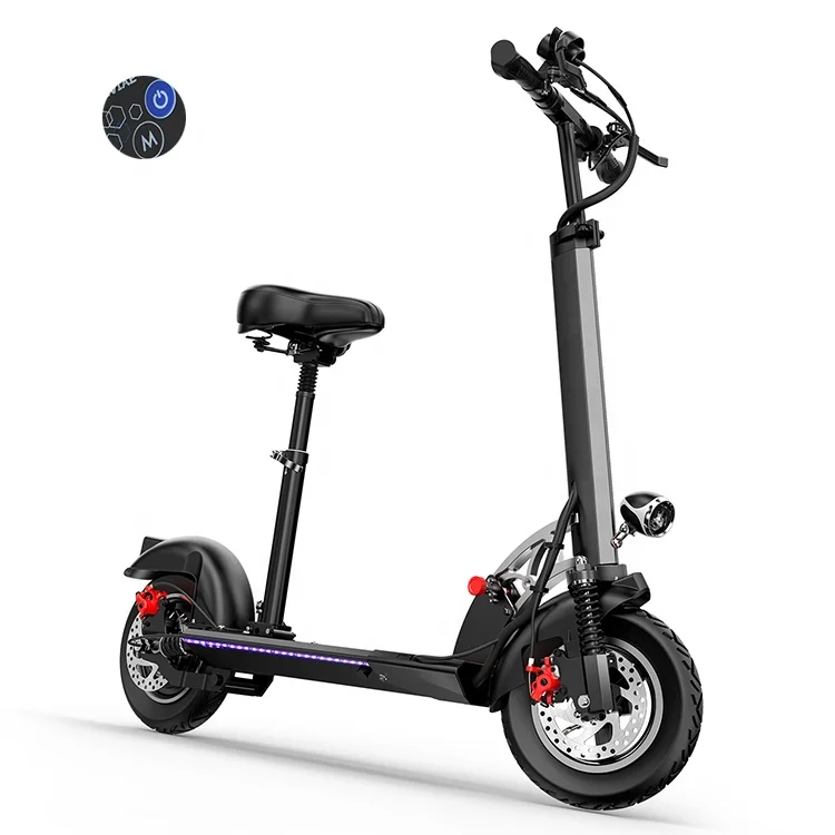 

Fashionable Design 25KM Long Range Off Road Black Adult Electric Scooters 250w Electric Scooters With Cheap Prices