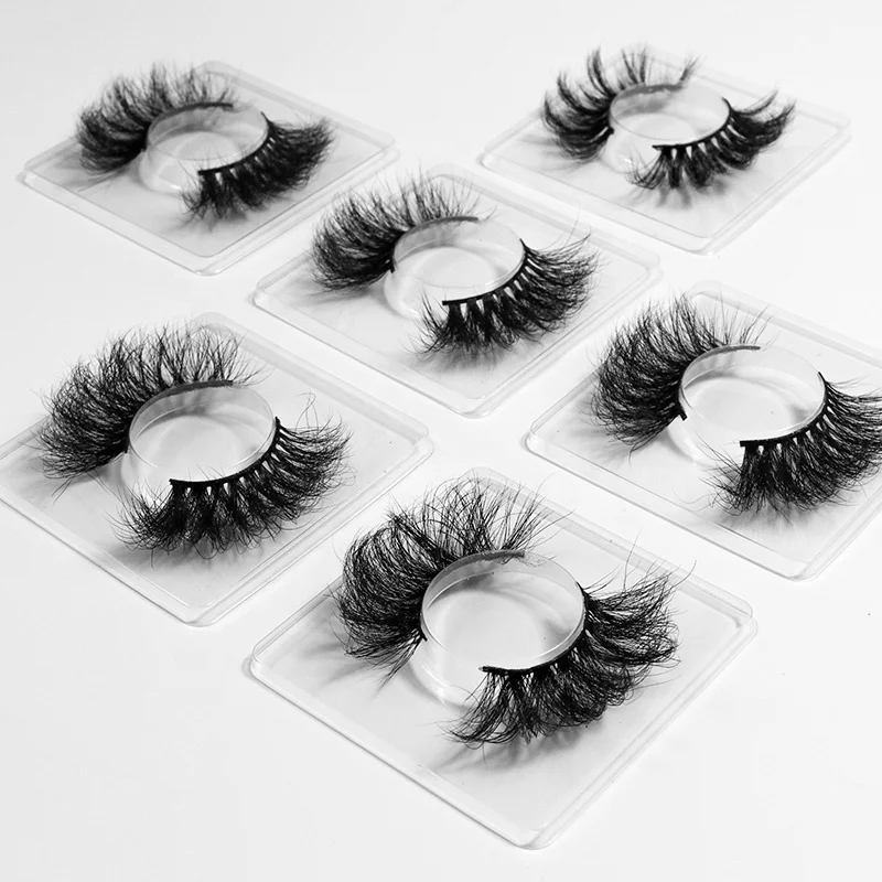 

Free Sample Box For Eyelashes Package High Quality Custom 3D Mink Eyelash Create Your Own Brand 25Mm Fluffy 3D Mink Eyelashes