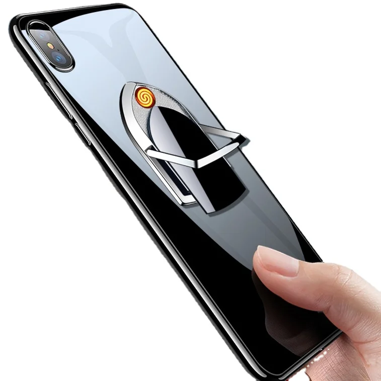 

Hot Sell Colorful Ring Holder Lighter Keychain Retractable Phone Case Holder Lighter for Weed Accessories, Colored