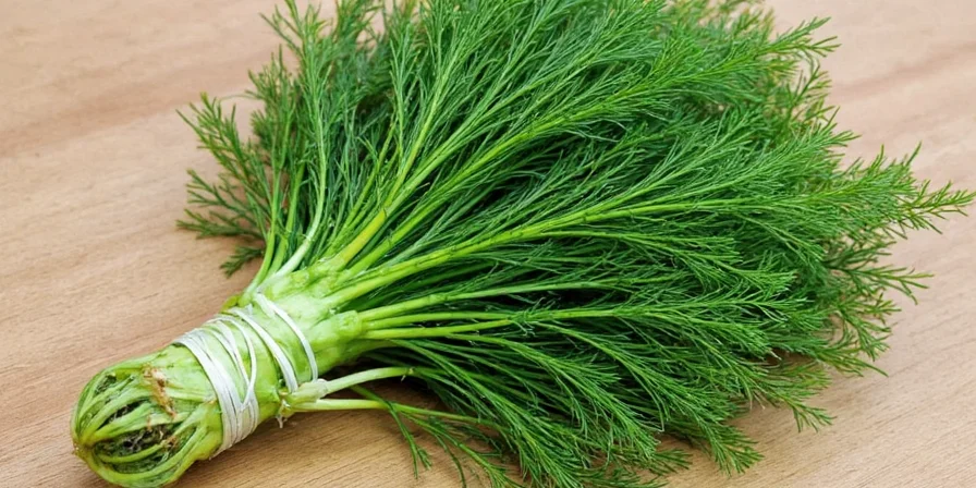 Chef smiling with fresh dill