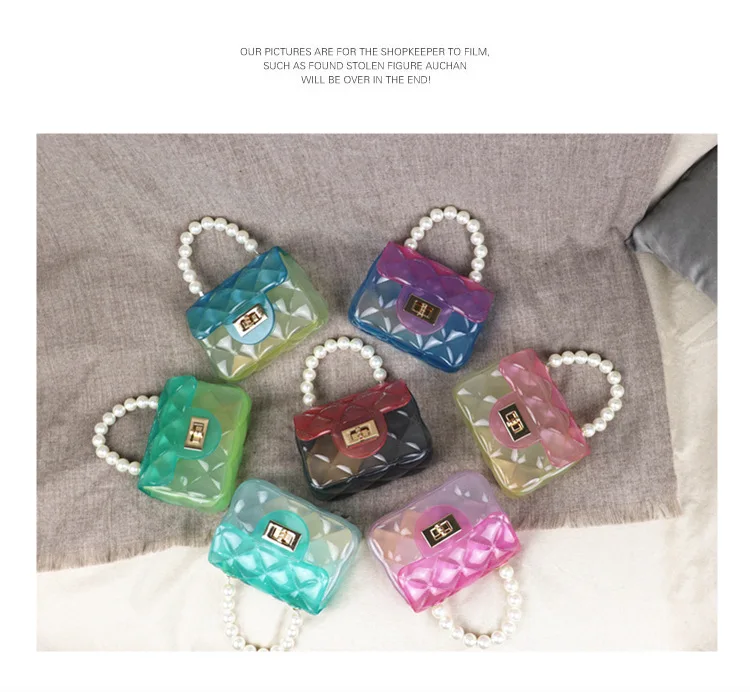 

fashion crossbody colorful jelly purse handbag women silicone shoulder bag rivets pvc jelly bag