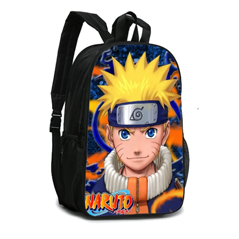 

New Arrival Design Polyester Double Side Anime Sublimation Kid Backpack Blank Kids Backpack Set Waterproof School Bag Naruto Bag, Customized color