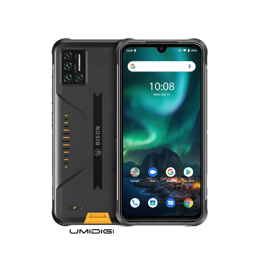 

Free Sample UMIDIGI BISON 8GB 128GB Rugged Phone Waterproof Dustproof Shockproof Android Smartphone Mobile