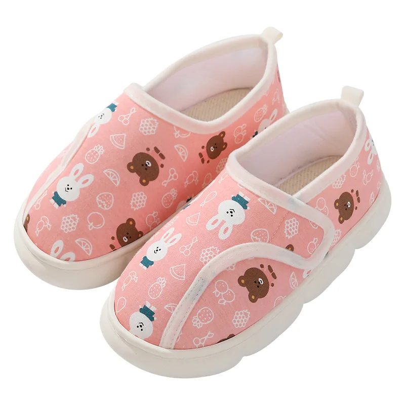 

2023 New shoes maternal summer cartoon bag with cotton slippers breathable maternity shoes indoor spring and Autumn