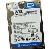 

clean pulled internal hard drive disk 250gb 2.5inch sata for laptop