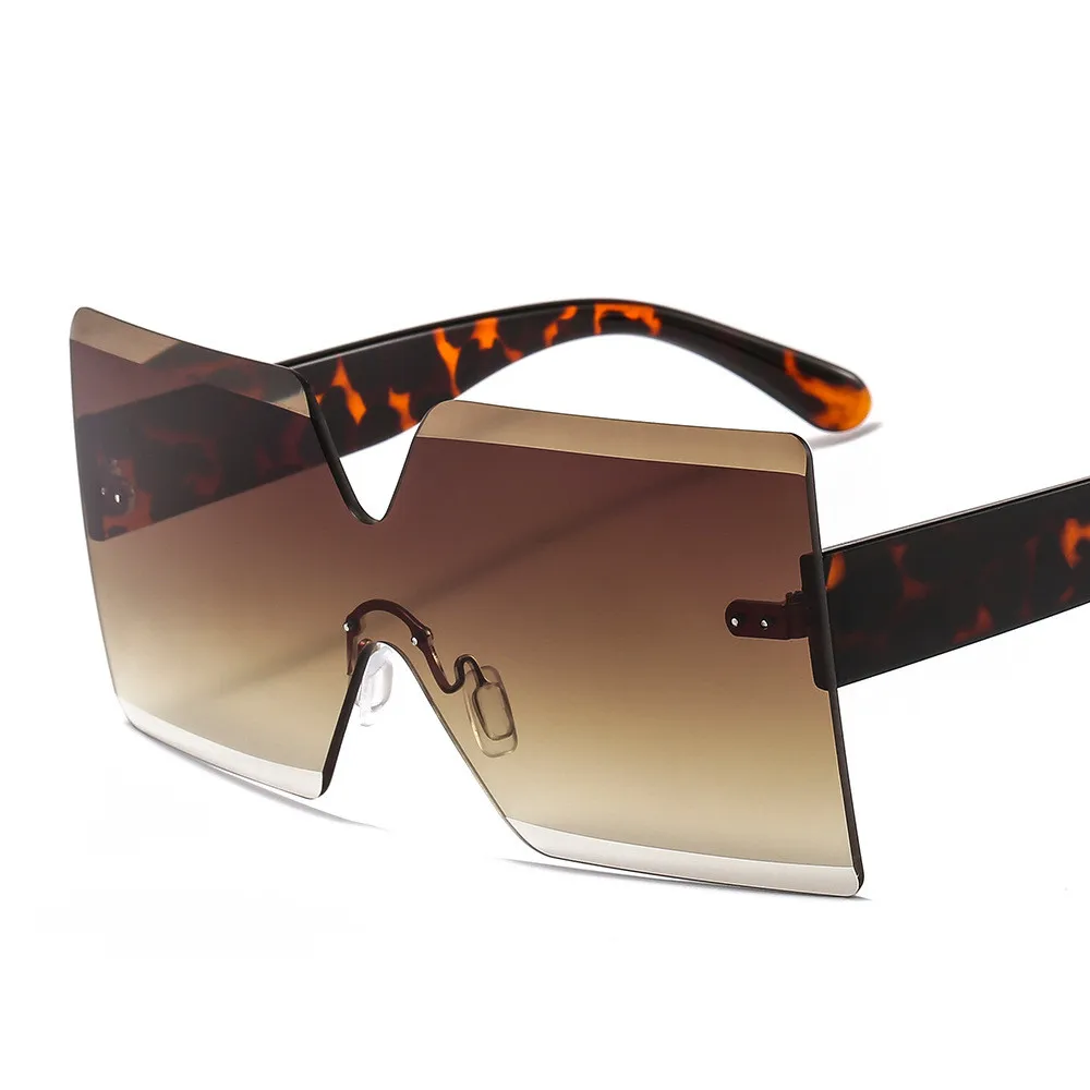 

Luxury Cycling Frameless Fashionable Designer Sun Glasses Women 2021 Made Italy Big Frame Sunglasses