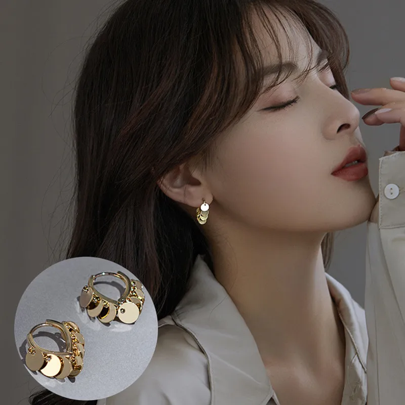 

2021 New Trend Female Jewelry Temperament Advanced Retro Ear Tassel Earrings Court Simple Ear Drop, Picture