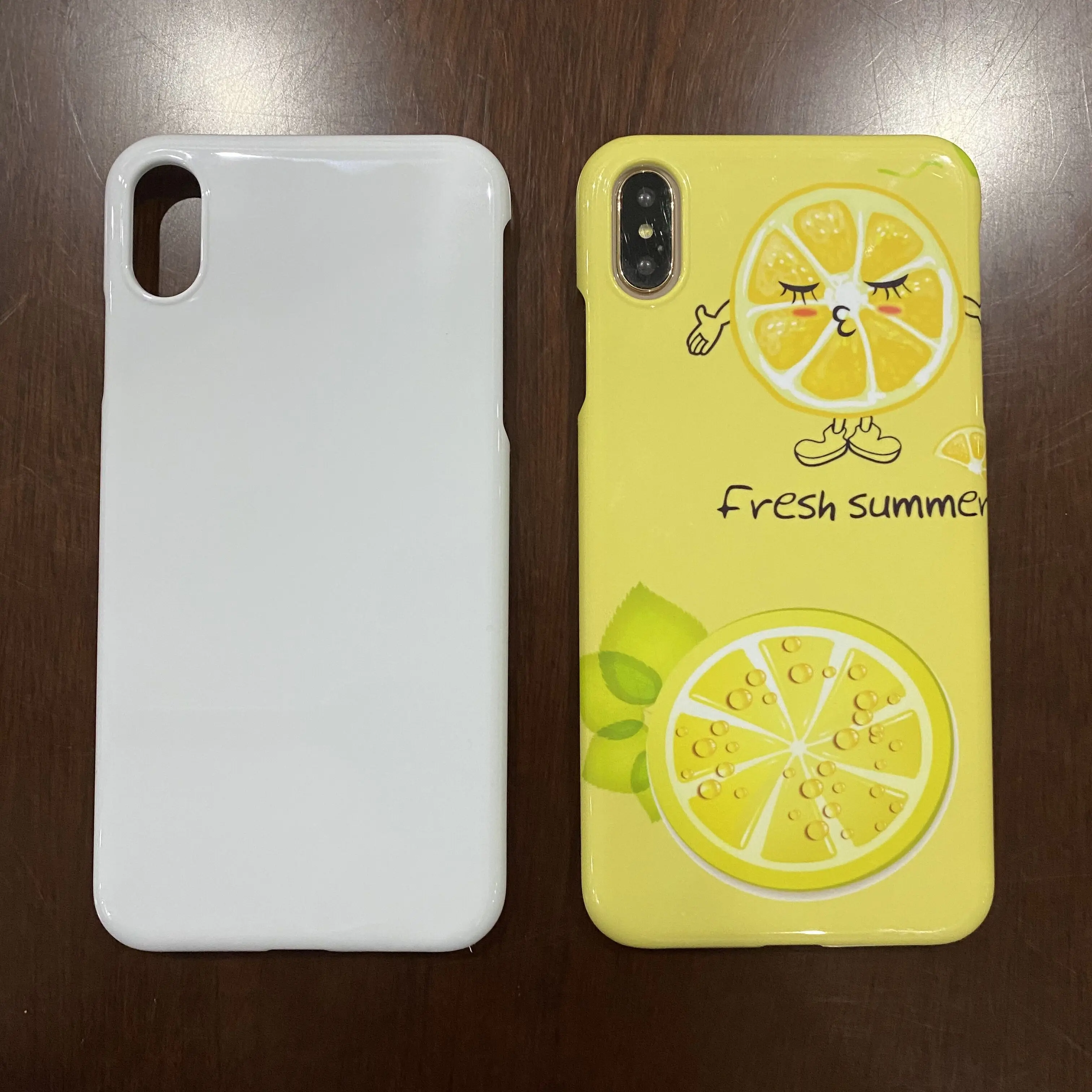 

3d film sublimation matte matte glossy phone case for iphone XS MAX, White