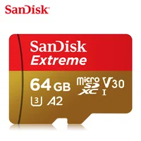 

Wholesale SanDisk A2 Extreme Micro SD Card 64GB 32gb V30 U3 flash TF Card Supports 4K HD