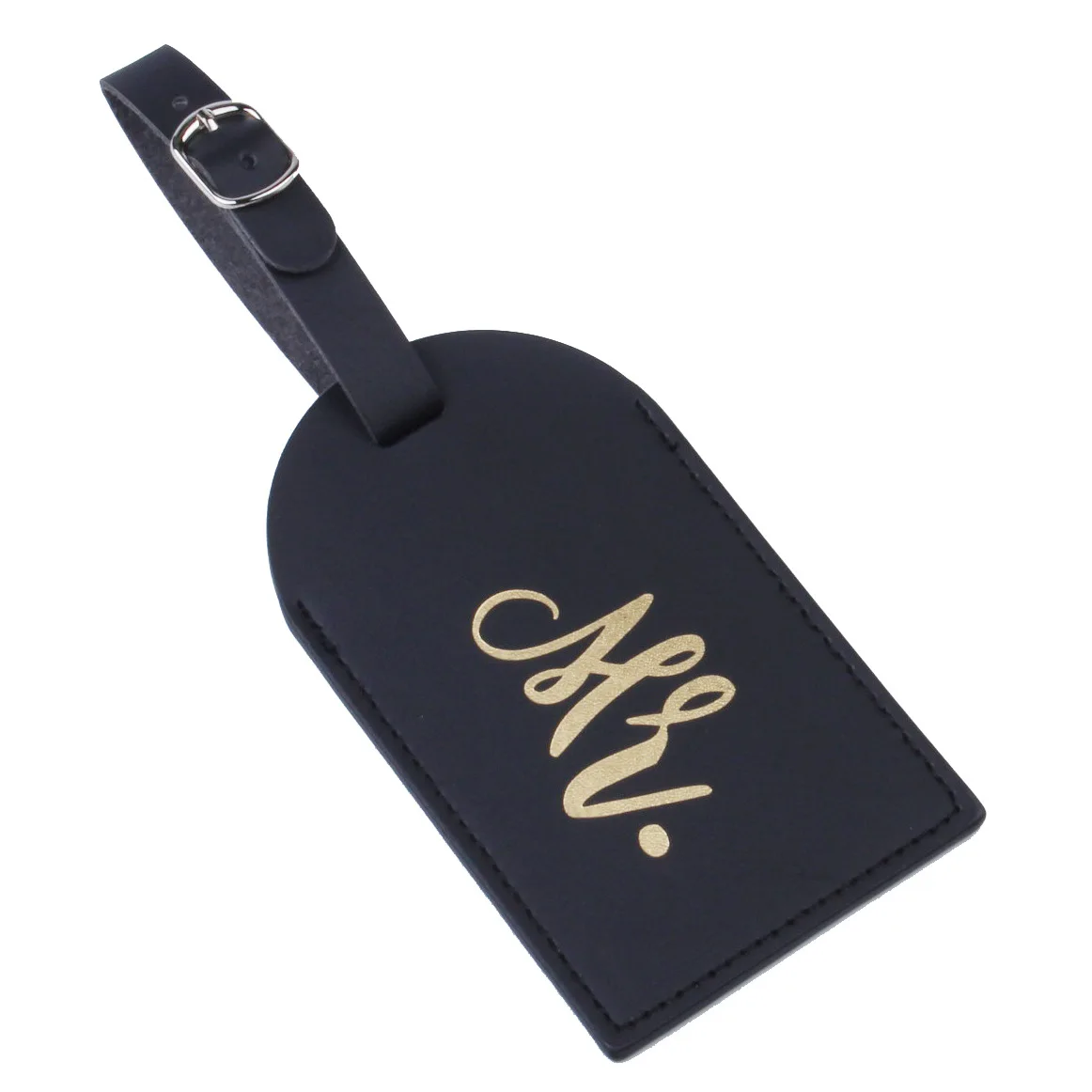

Custom black Bag Hanger Type and pu Material leather luggage tags