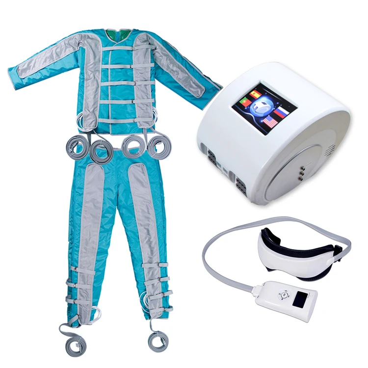 

High technology air pressure body slimming suit far infrared body detox machine 3 in1 lymphatic drainage presotherapy for beauty