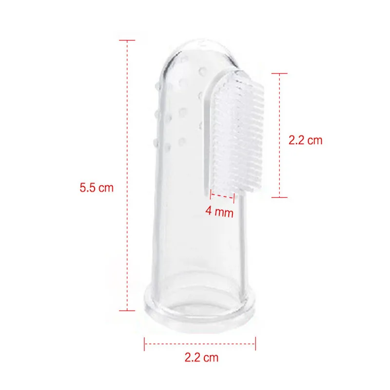 

2021 High Quality New Design New Product Silicone Baby Finger Toothbrush