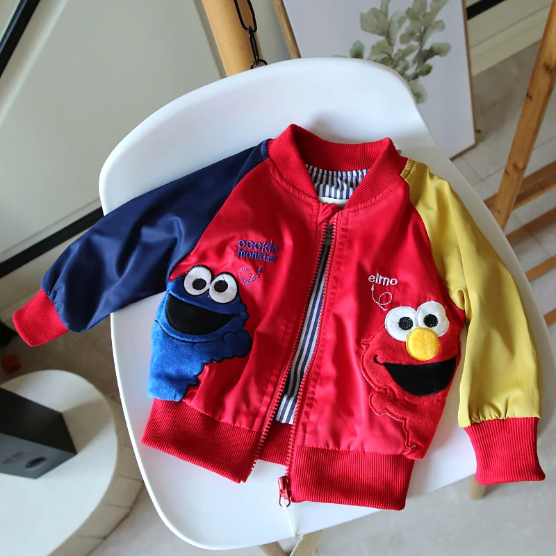 

High quality Baby spring and autumn cardigan Baseball Jacket children's Korean Street jacket, As shown