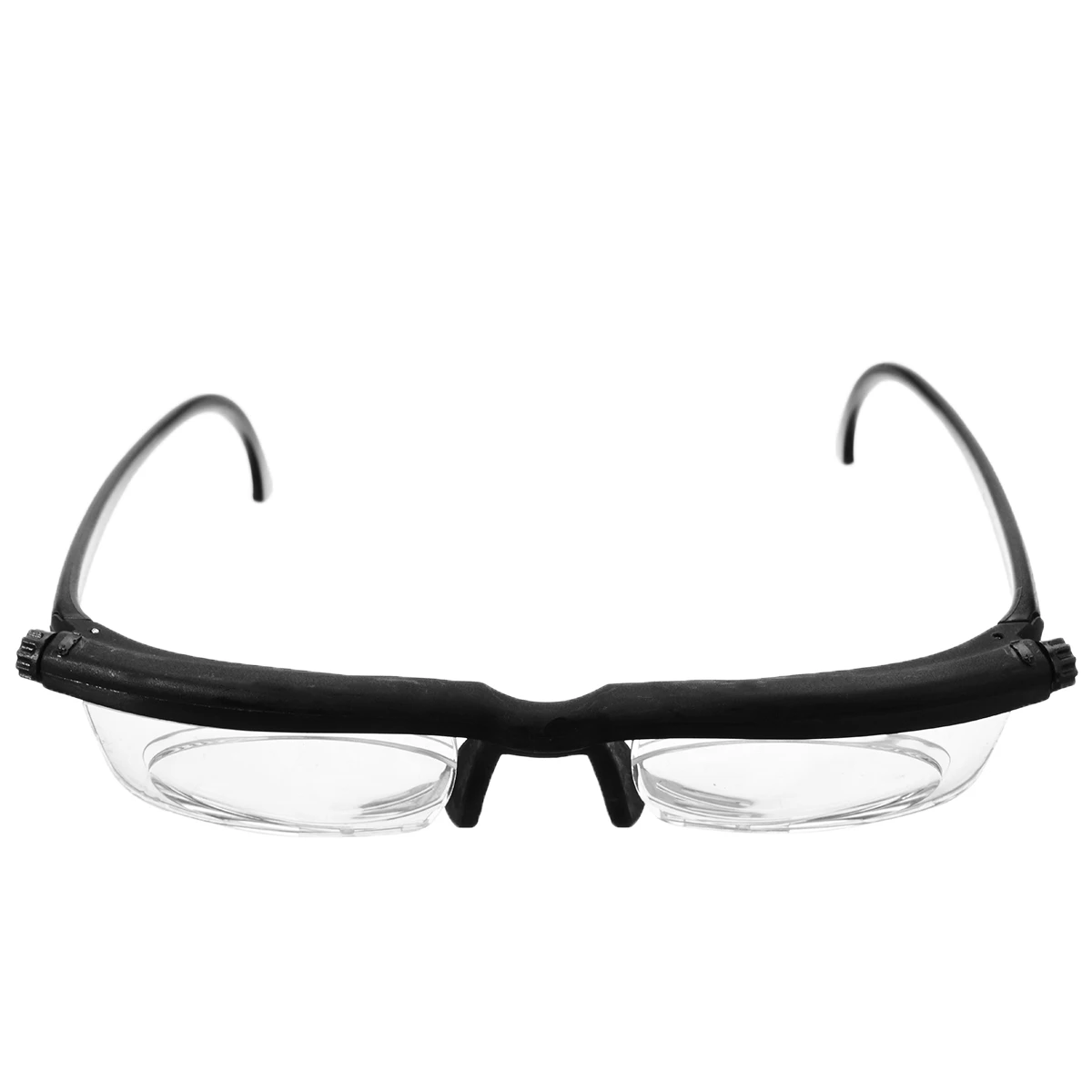 

New Adjustable Strength Lens Eyewear Variable Vision Zoom Glasses H0027, Black frame