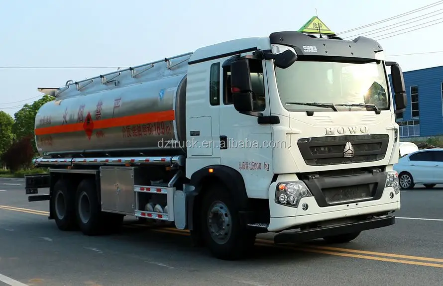 Howo 20000 Liters Fuel Tank Truck For Sale/aluminium Alloy Fuel Tank