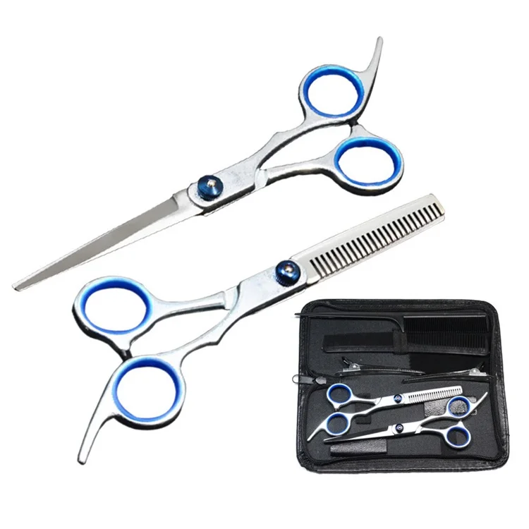 

RLT cheap salon japanese steel professional haircut hair thinning shears kit barber hair cutting scissor set, Customized color