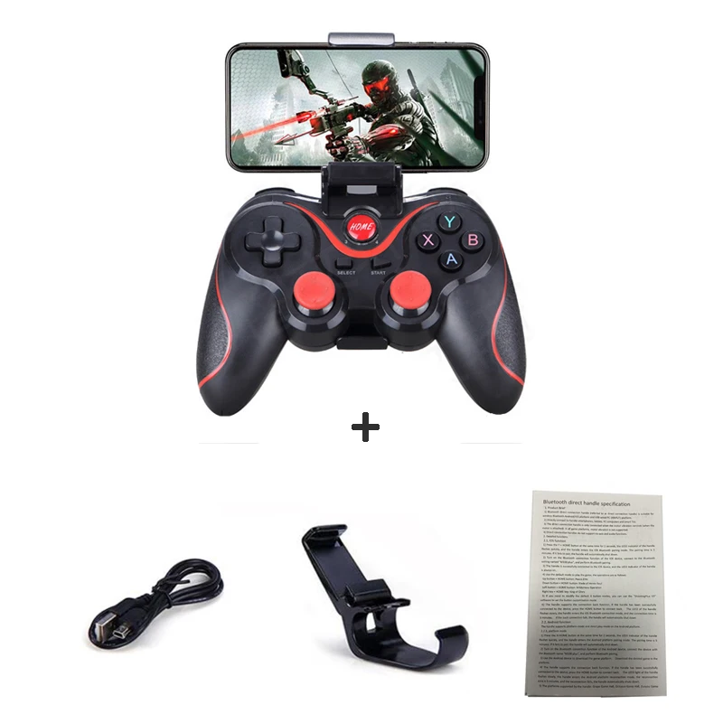 

Gamepad X3 Wireless for joystick PC Android Game Console Controller BT4.0 Game Pad For Mobile Phone Tablet TV Box Holder