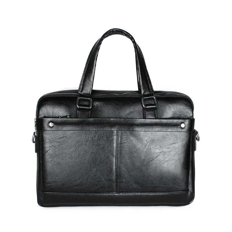 

Lapolar Custom Logo Retro Briefcase Men Bag Office Shoulder Bag