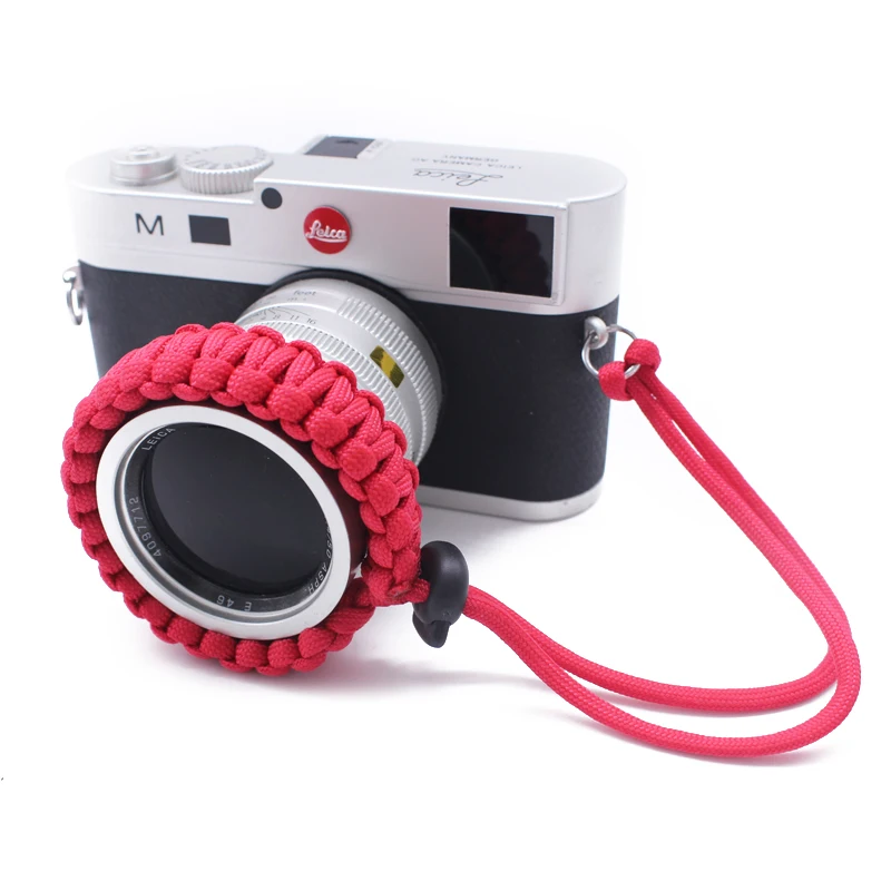 
Mountaineering Adjustable Outdoor Climbing Braided Paracord Custom Camera Wrist Strap 