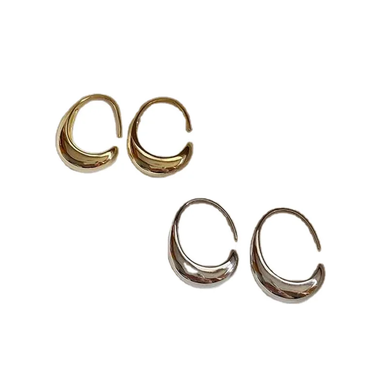 

Sandro Personality, simple, smooth, cold wind, ear ring, fashion, light luxury, design, small earrings