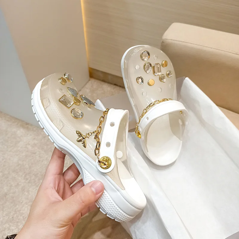 

High Heel Sandals Slippers Girls Cute Sandal Wholesale Women Platform Clogs Summer ladies Clog sandals