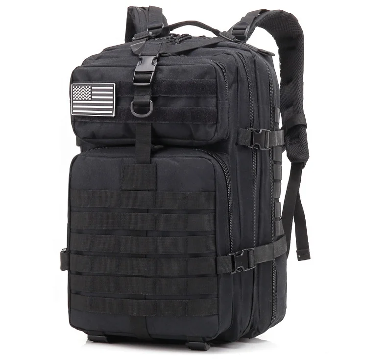 

Military Tactical Backpack, 45L Large Capacity 3-Day Molle Pouch Assault Pack Combat Men Tactical Backpack, More than 10 colors for backpack