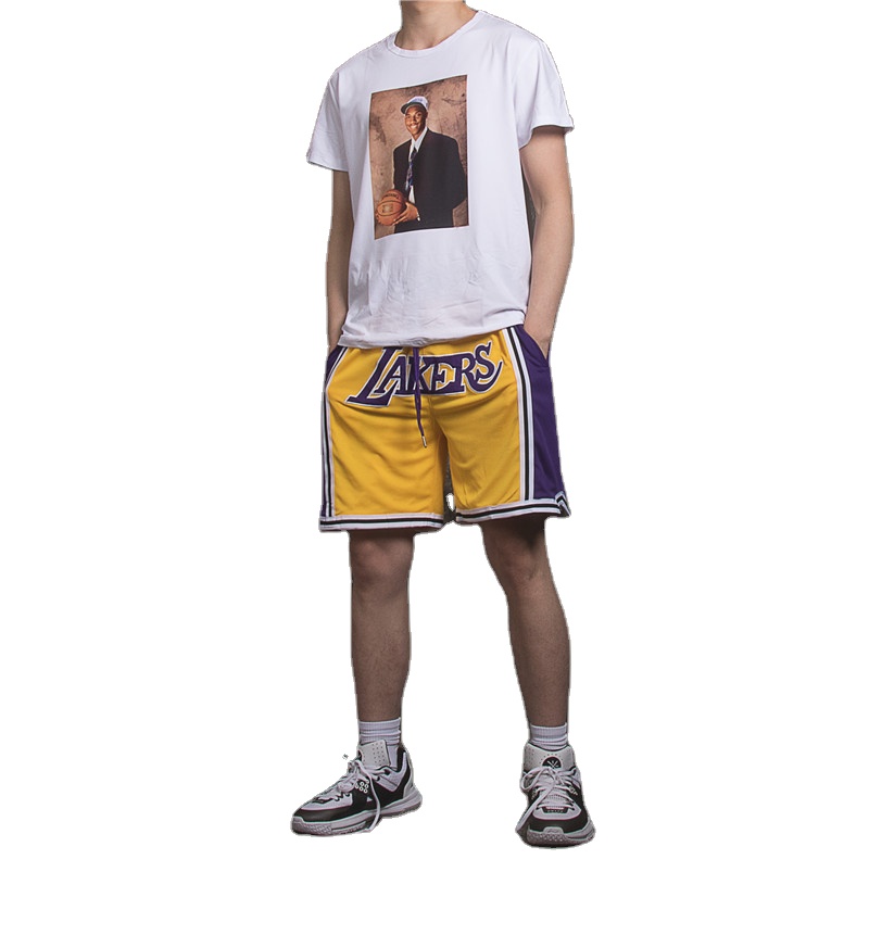 

wholesale fashion oem custom made logo basketball shorts