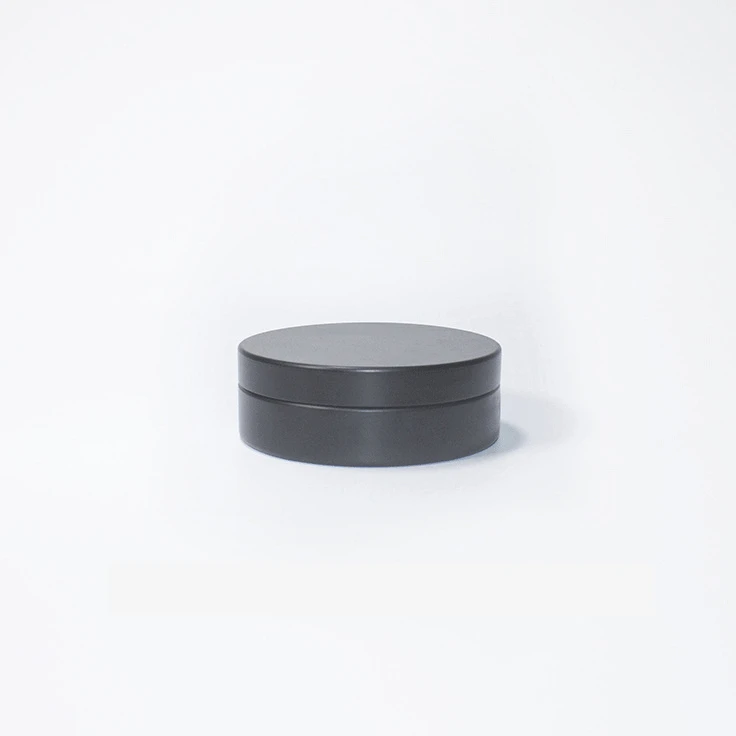 

100ml Black Aluminum Tin Box For Cosmetic Lip Balm Pomade