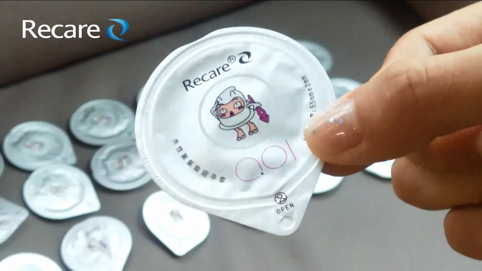 Kondom Poliuretan Vegan Non Latex Competitive Male Polyurethane Condoms